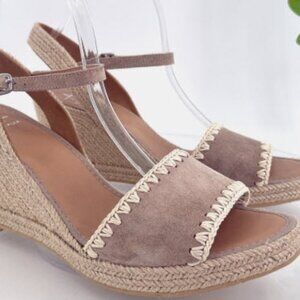 Aquatalia Tan Espadrille Sandals